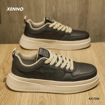 Premium Leather Round Head Breathable Casual shoes